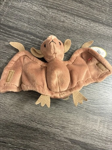 Vintage Ty Batty Brown the Bat Plush Toy ORIGINAL TAGS