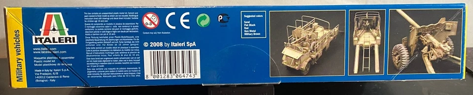 ITALERI 1/35 - Ref: 6474 - U.K. BEDFORD QL with 6 Pdr. AT GUN - Immagine 4 di 4