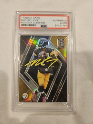 Michael Vick 2018 Panini Spectra Signed Card. Psa Dna. Pittsburgh