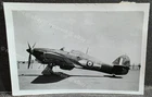 WW2 Egypt - an RAF 73 Sqn Hawker Hurricane   - small  photo 7 by 4.5cm