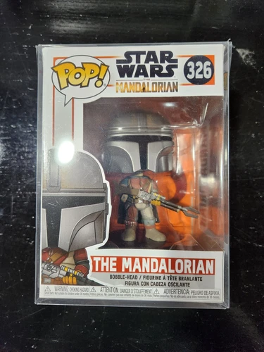 The Mandalorian #326 - Din Djarin Funko Pop! Star Wars with protector