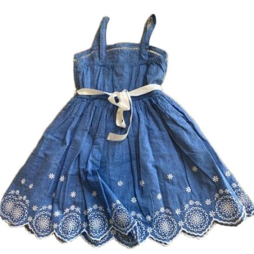 Girls Dress Floral and Chambray bundle of two dresses size Small - Picture 9 of 10