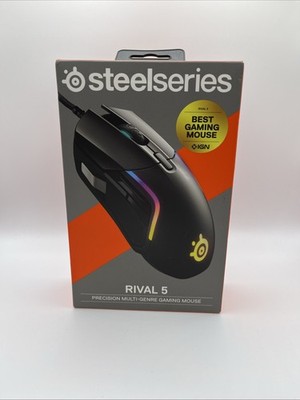 SteelSeries Rival 5 Optische Gaming-Maus - Matte Black