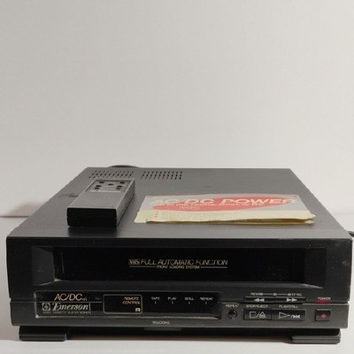 Emerson Video Cassette Player VCP675 With Remote Tested