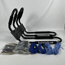 Packemracks.com 1 Set Kayak Rack Roof Carrier J-Style Universal Unused No Box