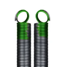 Heavy Duty Residential Garage Door Extension Springs 2-Pack 120lb. Green