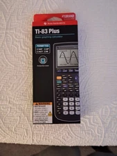Texas Instruments TI-83 Plus Graphing Calculator - Black (83PL/TBL/1L1/A)