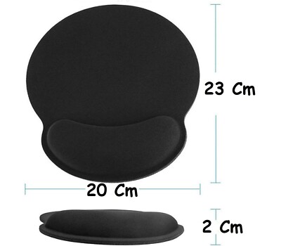 Set Tappetino Mouse E Poggiapolsi Ergonomico - Con Memory Foam, Antiscivolo, Per Ufficio E Gaming - Foto 6