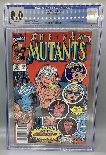 The New Mutants #87 (1990) - Marvel Comics - CGC - 8.0 White Pages