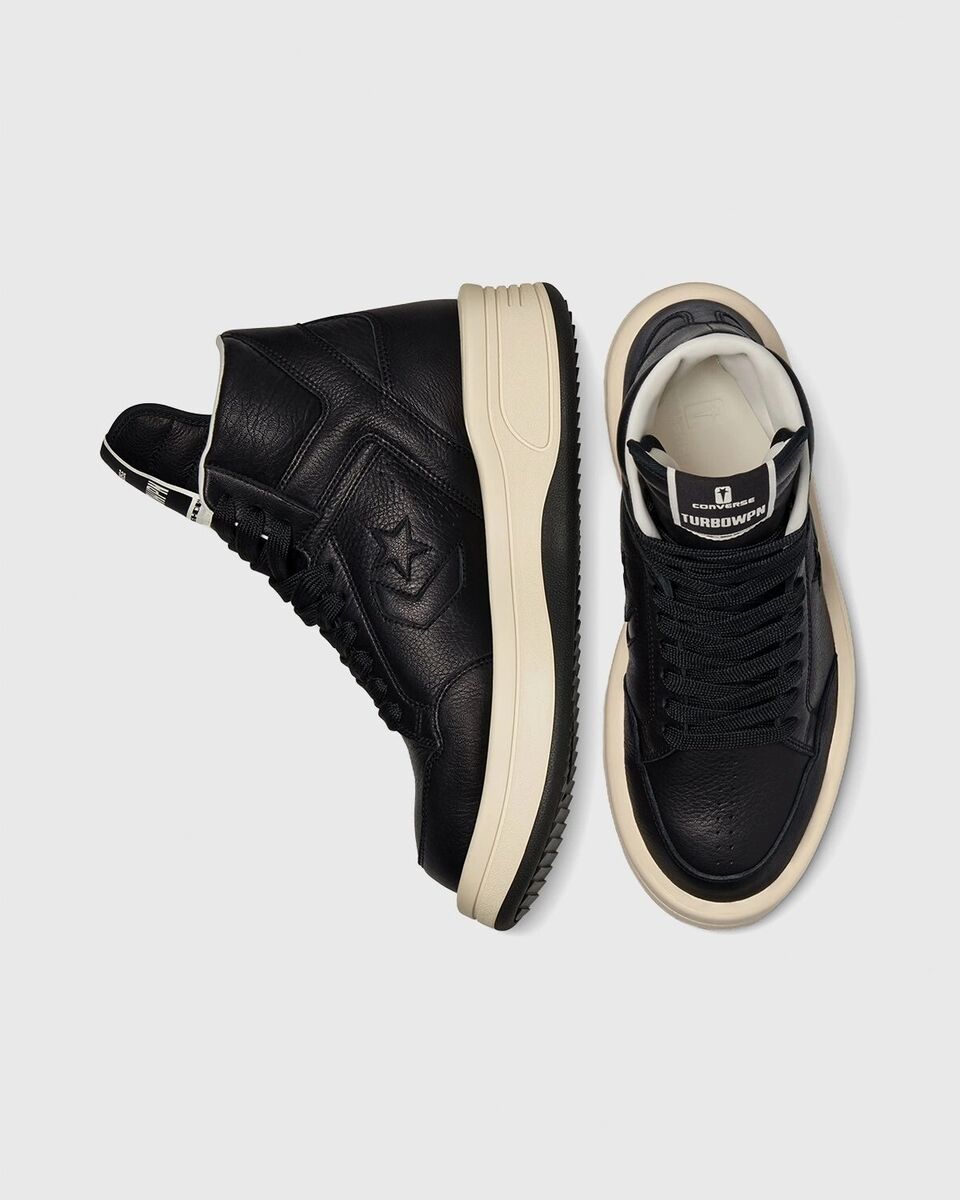 NIB CONVERSE X Rick Owens DRKSHDW TURBOWPN Black/Cloud Cream NIB CONVERSE X Rick Owens DRKSHDW TURBOWPN Black/Cloud Cream