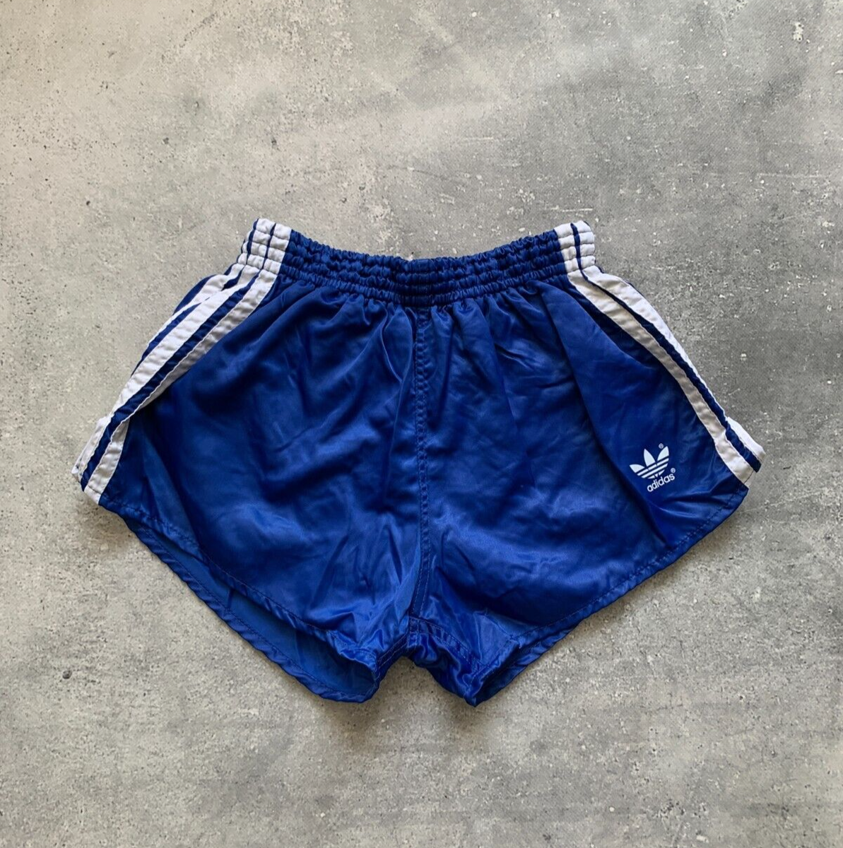 パンツ 1980s vintage DESCENTE adidas shorts Vintage Adidas by Descente All White Shorts Trefoil Logo
