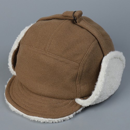 Lady Plush Lined Bomber Hat with Ear Flaps Winter Warm Pilot Cap Adjustable Chic - Picture 17 of 17