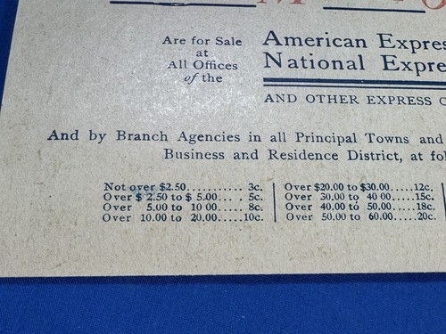 1904 Express Money Order "Why" Advertising Pamphlet ~ American Express Company - Picture 6 of 6