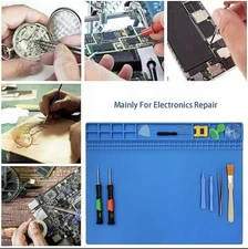 Watchmaker's Rubber Bench Mat Pad Magnetic Anti-Slip Jewelry Watch Repair Tools