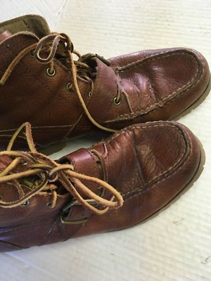 Polo Ralph Lauren Redmond-Bo-CSL Brown Grain Leather Boots  display picture 3