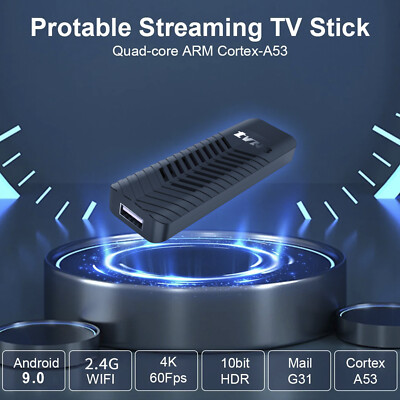 TVR3-S TV Stick Android 14 1GB 8GB Dongle Set-Top Box 4K Player Protable TV BOX