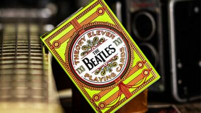 The Beatles (grün) Spielkarten, ein tolles Geschenk für Pokerspieler von theory11