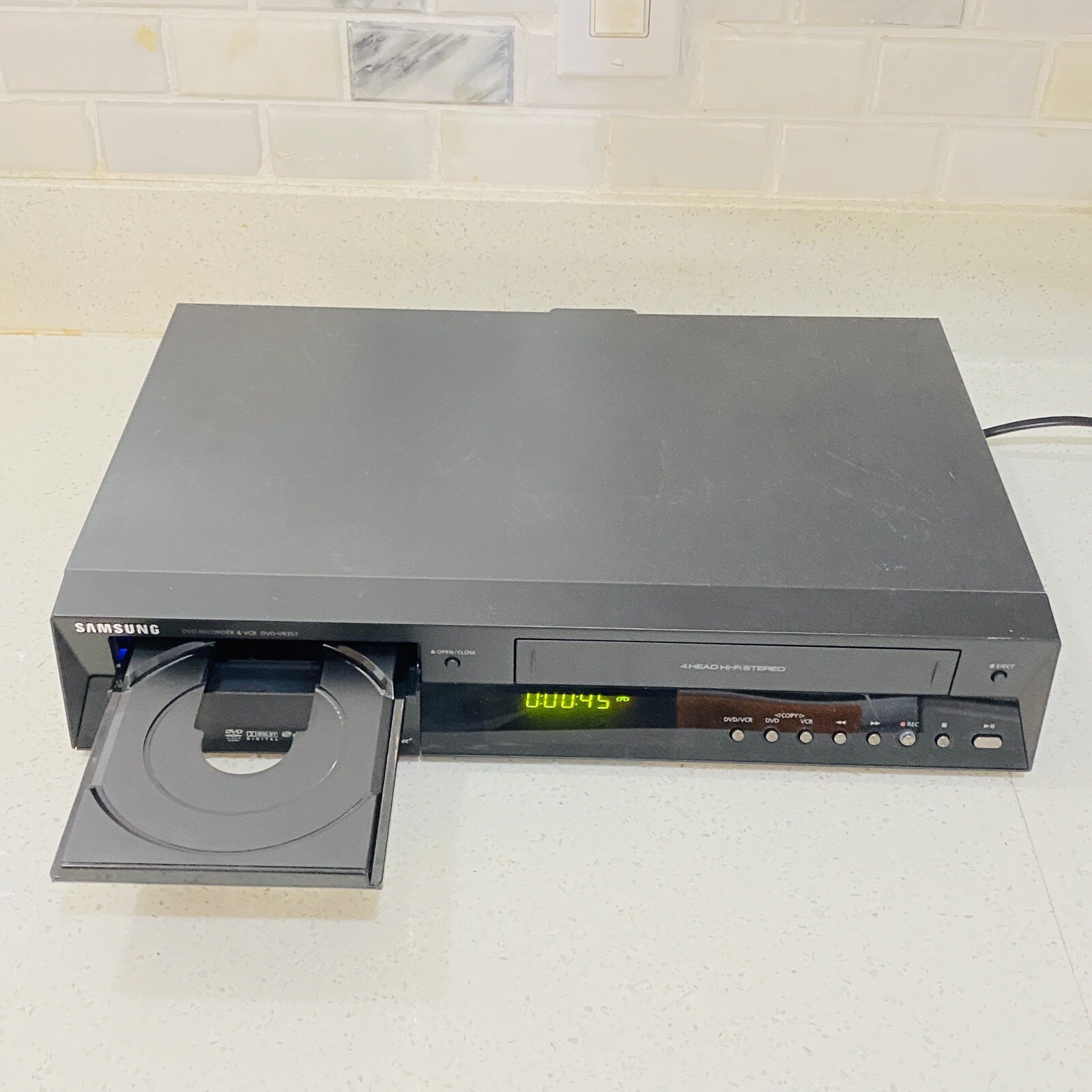 Samsung DVDVR357 DVD VCR Combo Recorder Player HDMI Output Tested