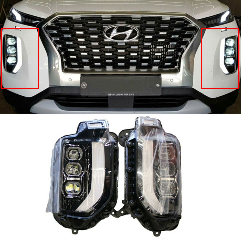 92101S8100 OEM LED DRL Head Lights Lamp LH+RH Set for Hyundai