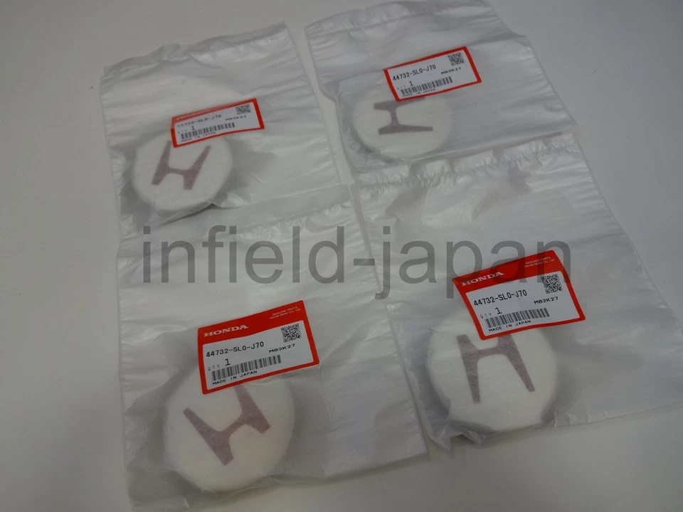 Genuíno Honda Civic EK9 Integra DC2 DB8 NSX NA1 Tipo R conjunto de tampa central de roda F/S - Imagem 3 de 4