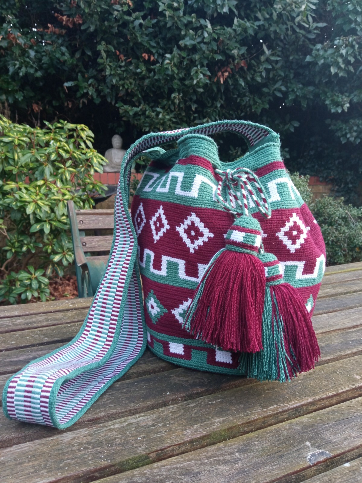 Mochila Wayuu Auténtica Hecha a Mano Mochila Wayuu-COLECCIÓN ARCOIRIS -Las Américas