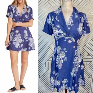 free people blue floral dress