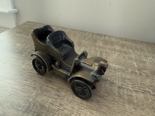 Vintage 1906 Oldsmobile Antique Metal Car Coin Bank Banthrico