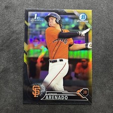 2016 Bowman Chrome Prospects Black & Gold Refractor Jonah Arenado #BCP240