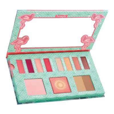 Benefit Party Like a Flockstar Eye, Lip & Cheek Face Palette includes Galifornia