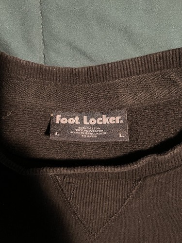 Foot Locker Long Sleeve T-Shirt Size L Black - Picture 2 of 4