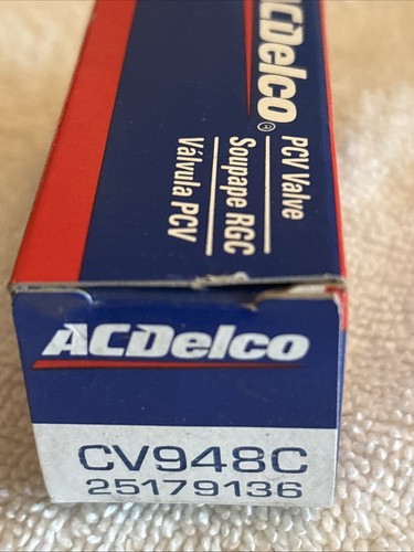 NEW ACDELCO CV948C PCV VALVE GM 25179136
