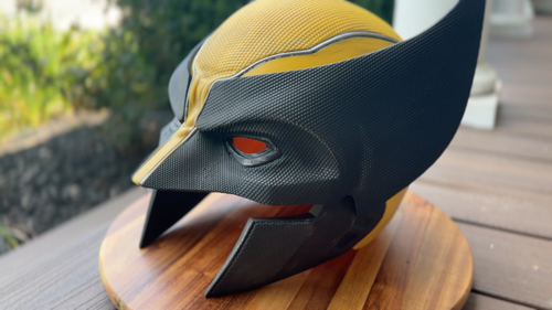 Weathered Wolverine Mask Helmet 3d Printed Logan X-Men Wearable or Display - Video 1 of 1