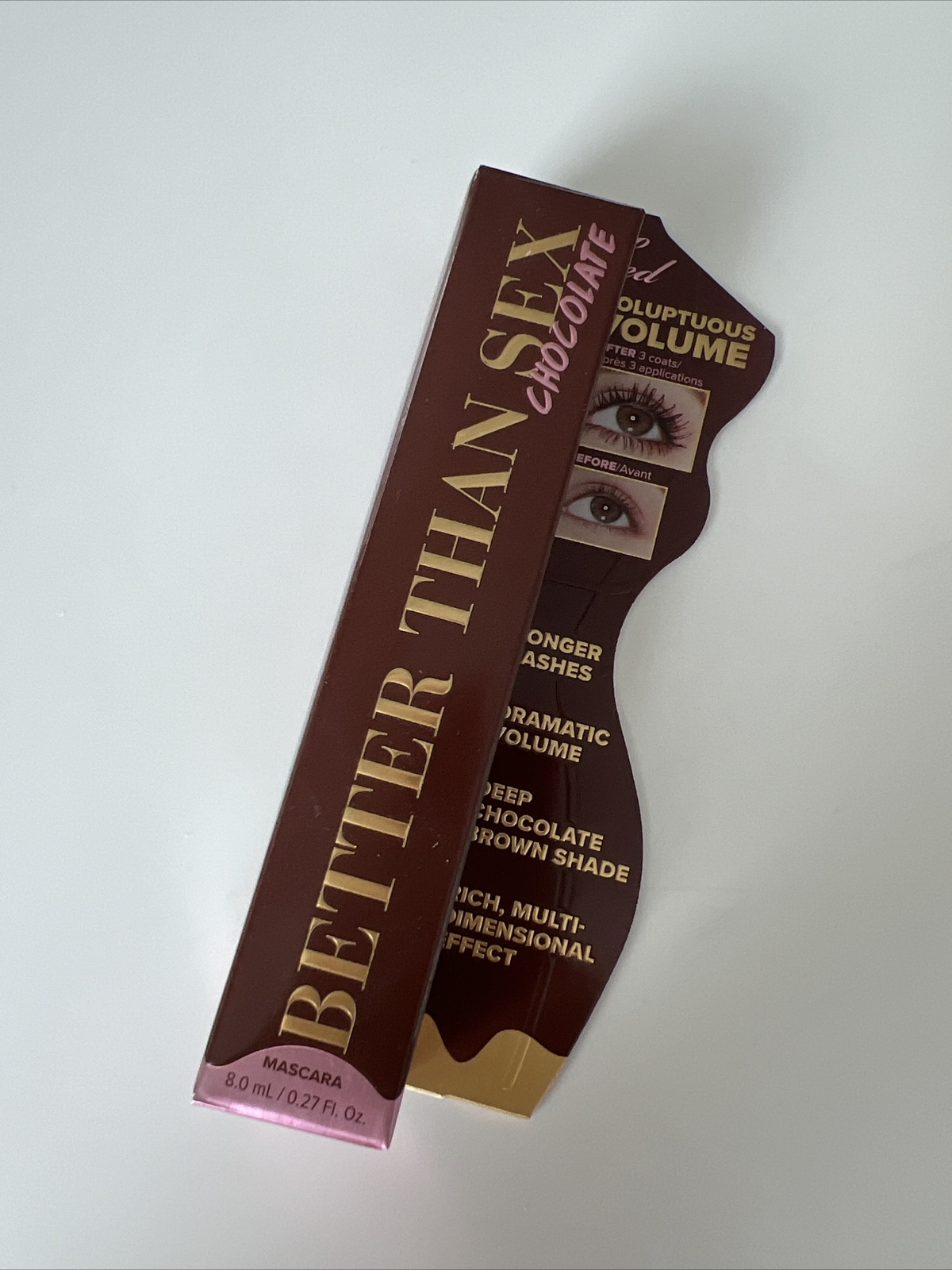 Too Faced Better Than Sex Chocolate Mascara 0.27 Ounce Full Size eBay
