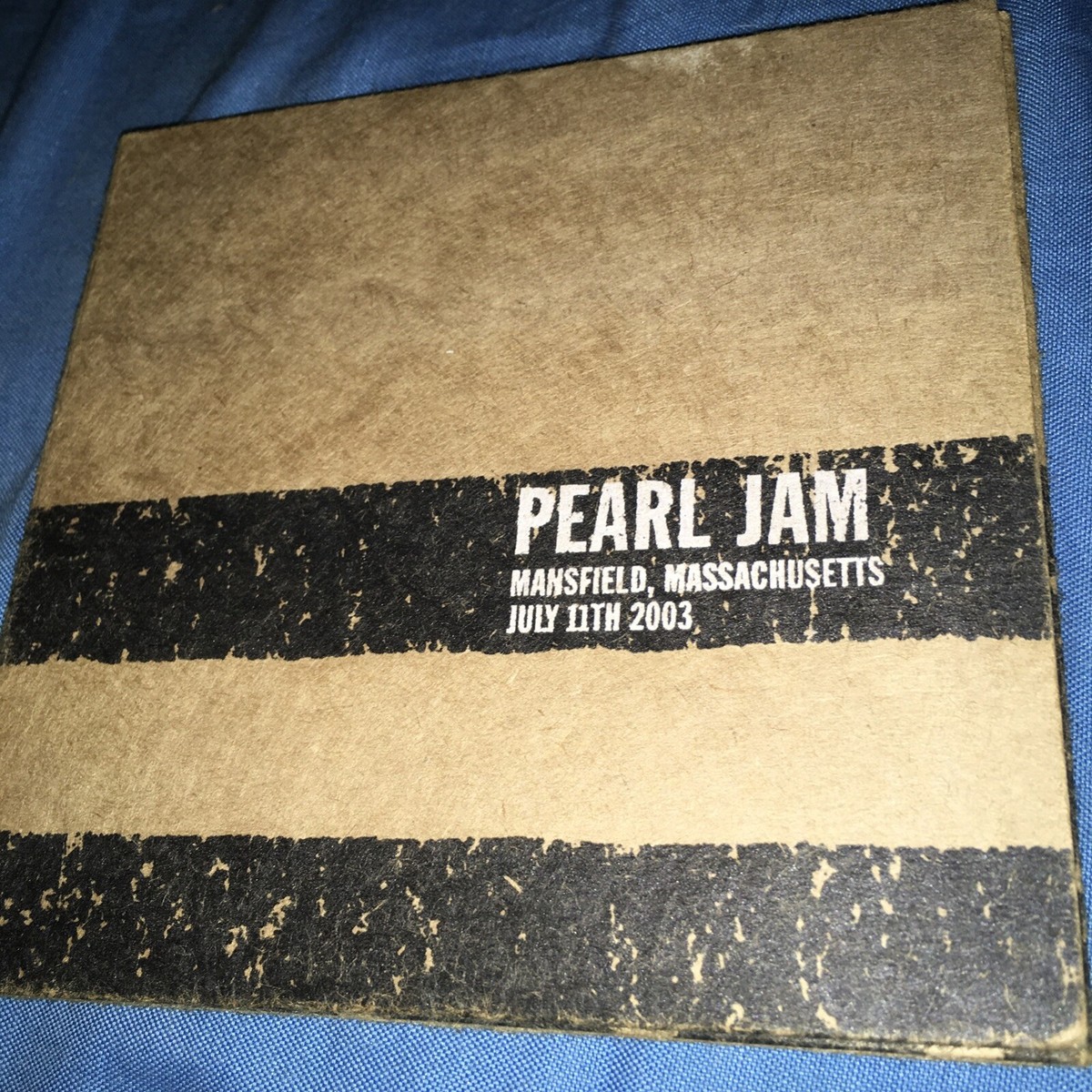 未開封 LA STAMPEDE/PRODUCTS OF THE TIME Pearl Jam July 11th 2003 Mansfield, Massachusetts Live