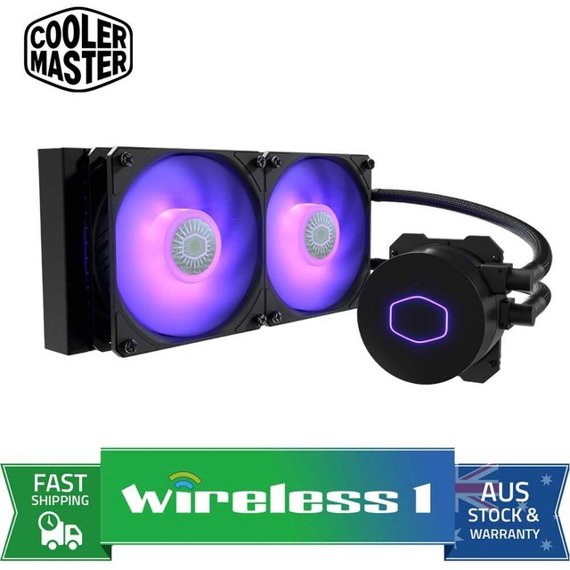 Cooler Master ML240L RGB V2 240mm CPU Liquid Cooler - Black Cooler Master ML240L RGB V2 240mm CPU Liquid Cooler - Black