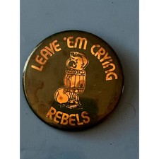 University Of Nevada Las Vegas UNLV Leave Em crying Revels Cartoon Pinback