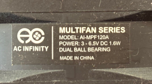 AC Infinity Multifan Series Network AV Rack Mount Fan #AI-MPF120A - Picture 5 of 5