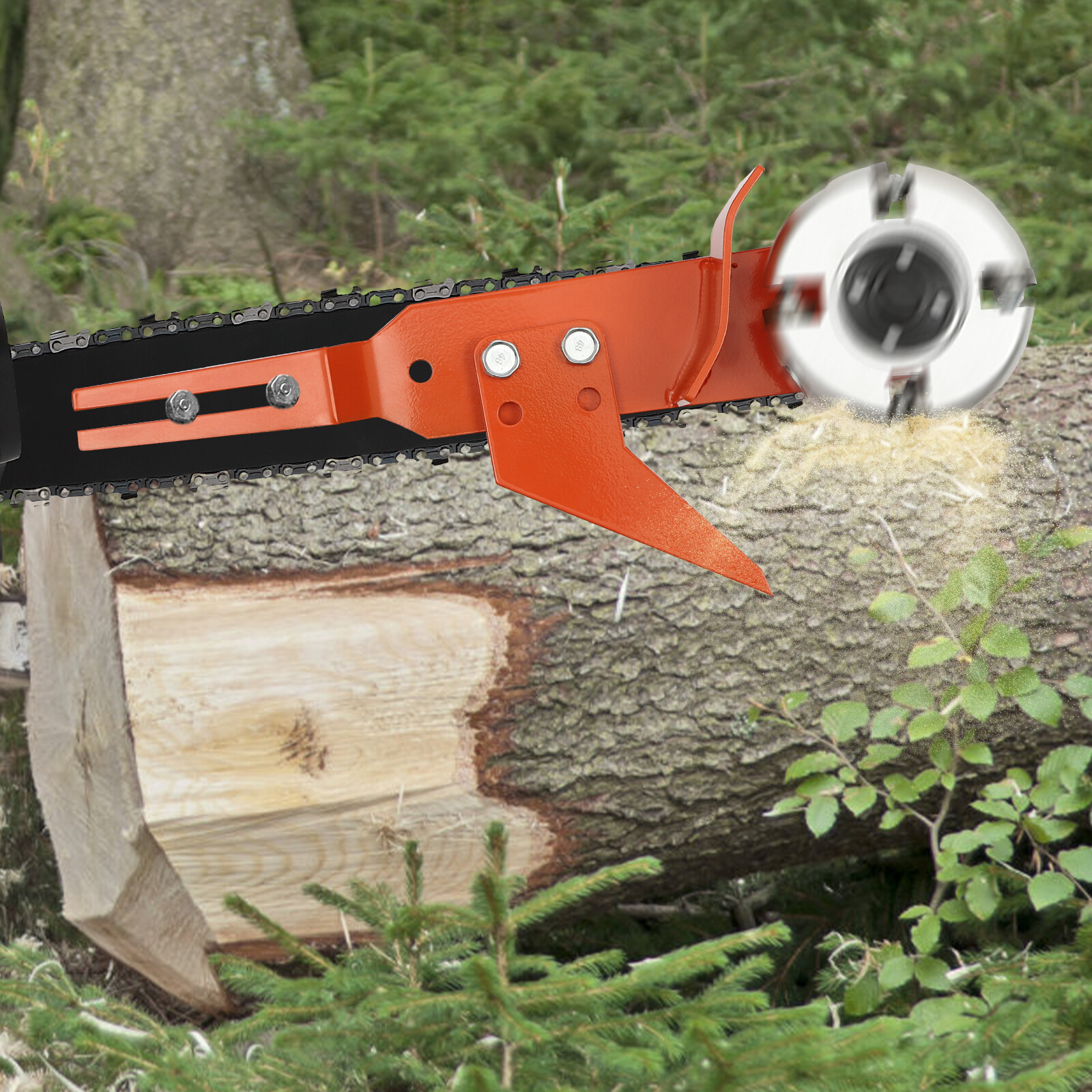 For HUSQVARNA Chainsaw Carving Mill Attachment Log Debarker Peeler