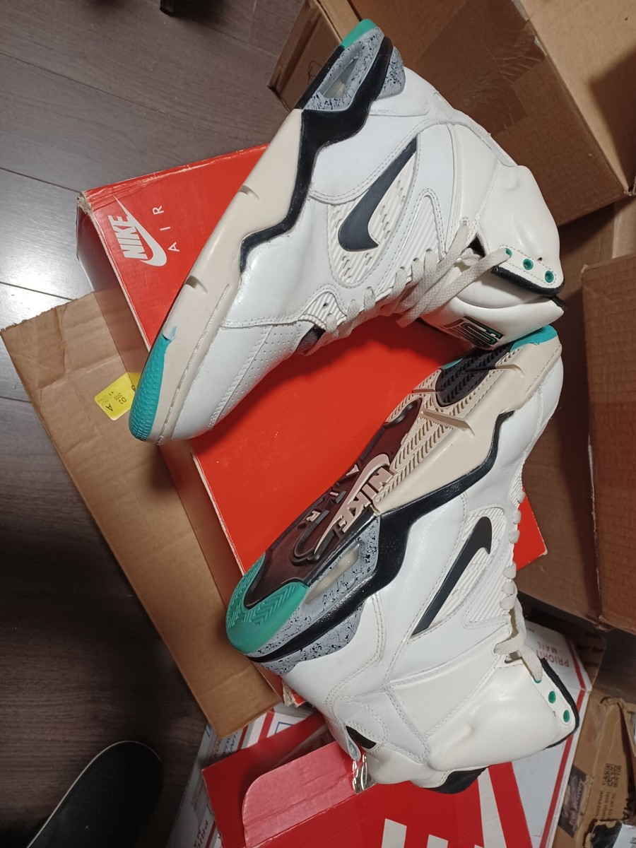 Vintage 1990 Nike Air Command Force 💎 OG Emerald David Robinson