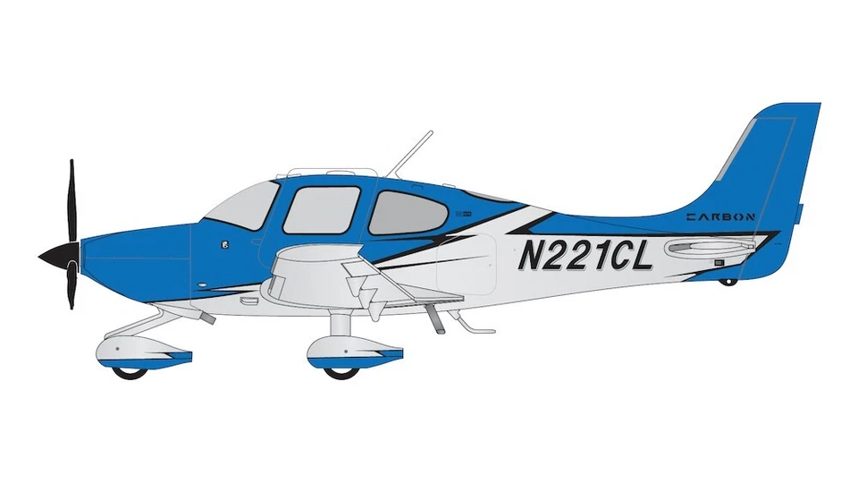 CIRRUS SR22T-GTS G6 REG: N221CL - GEMINI JETS GGCIR017 1/72 - Photo 2/2