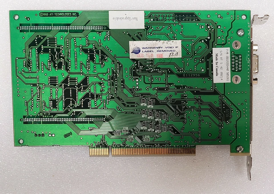 New ATI Mach64 PCI Video Graphics Card, 109-25500-40 w/2MB - Image 2 of 3