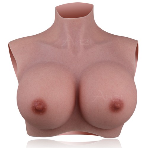 Realistic Silicone Breast Forms Fake Boobs Breast Plates B-H Cup Crossdresser - Afbeelding 5 van 12