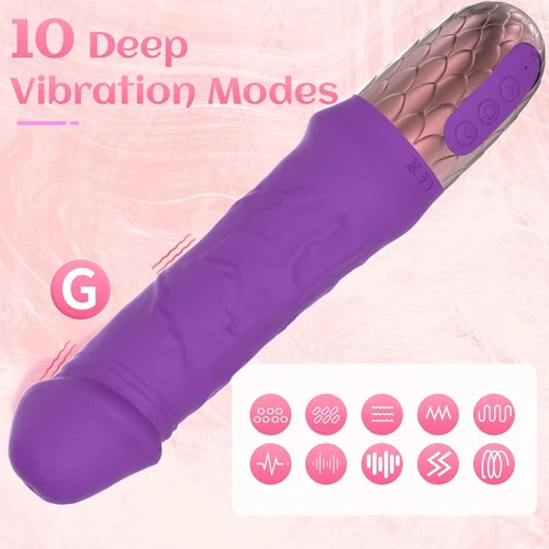 Rabbit Big Huge Large Vibrator G-Spot Dildo Adult Sex Toys For Women Realistic - Picture 11 of 13
