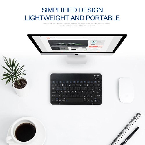 RYRA Mini Wireless Keyboard Bluetooth Keyboard For IOS Android Windows PC Ipad T - Picture 4 of 19