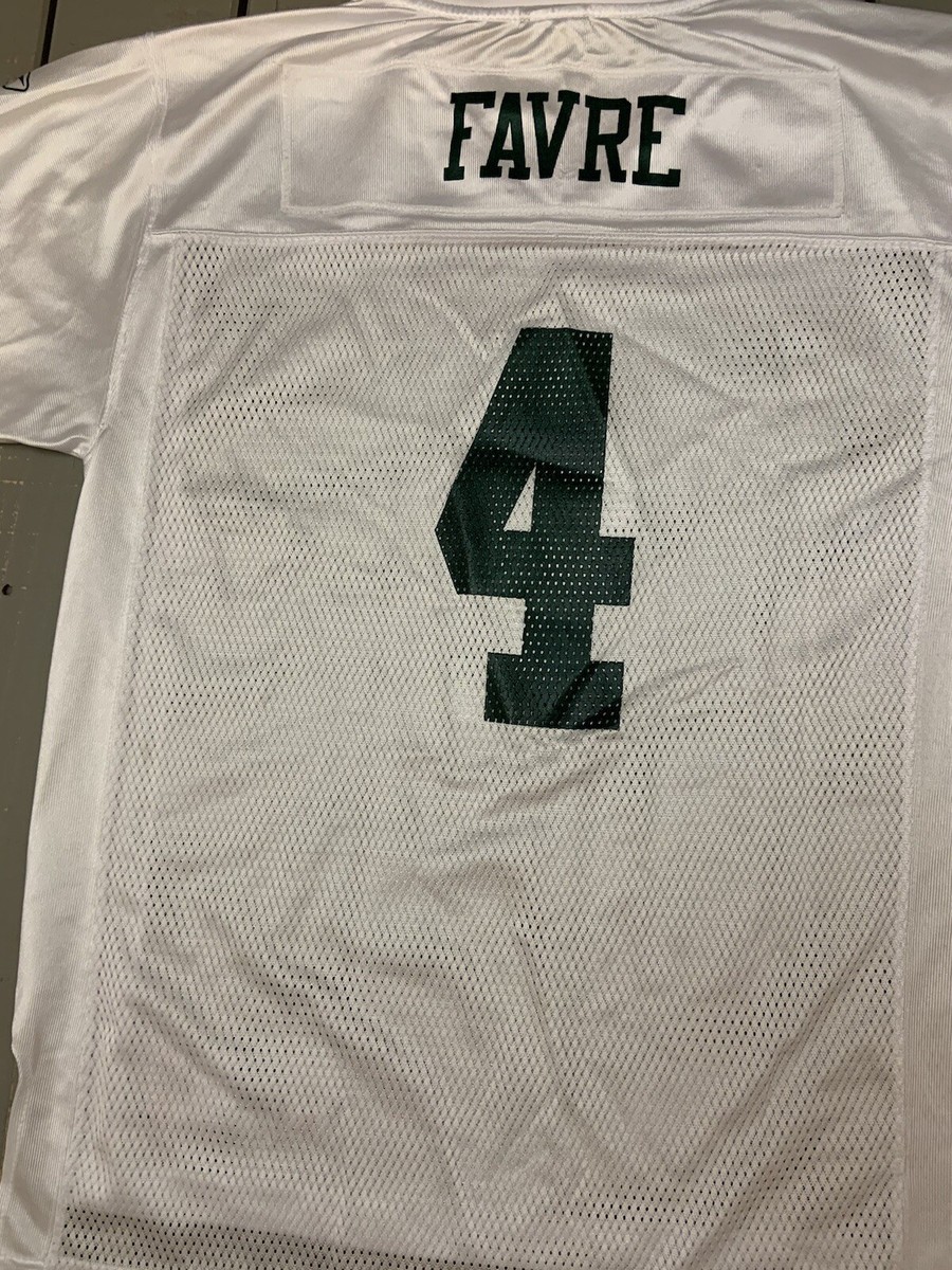 Reebok NY Jets On Field Brett Favre 4 Packers Jersey XL NEW NWT | eBay