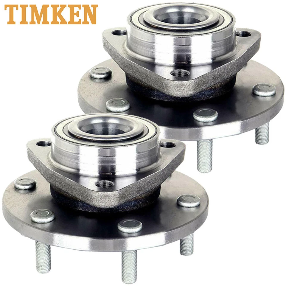 Par de bujes de cojinete de rueda delantera TIMKEN para 04-07 Nissan Armada Titan Infiniti QX56 Foto 4 de 4