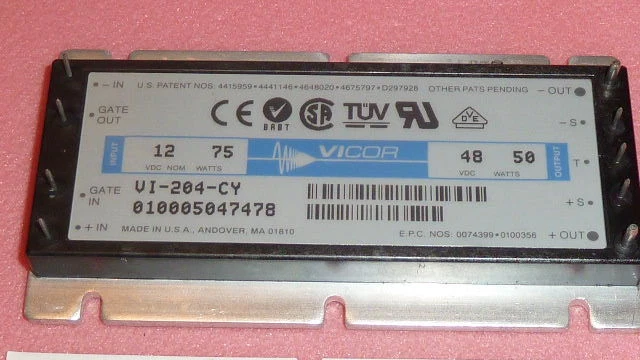 NEW 1PC Vicor VI-204-CY Isolated Converters 12V in 48V out 50W C Product Grade - Image 4 of 4