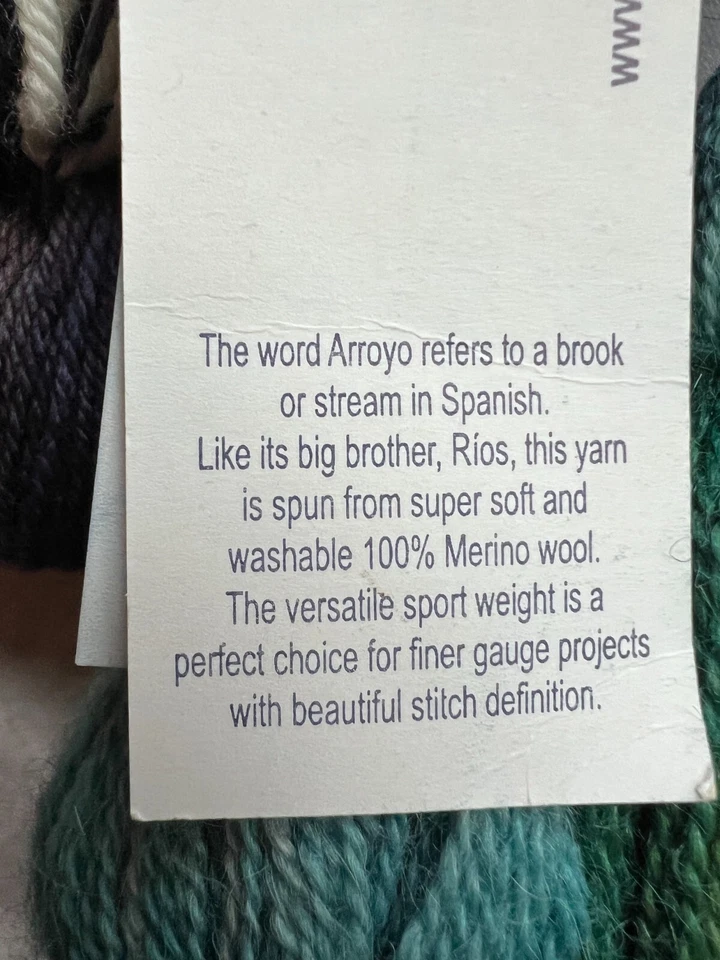 2 Hanks: Malabrigo Arroyo "Candombe" y Fleece Artist Suri Azul Teñido a Mano Foto 3 de 4