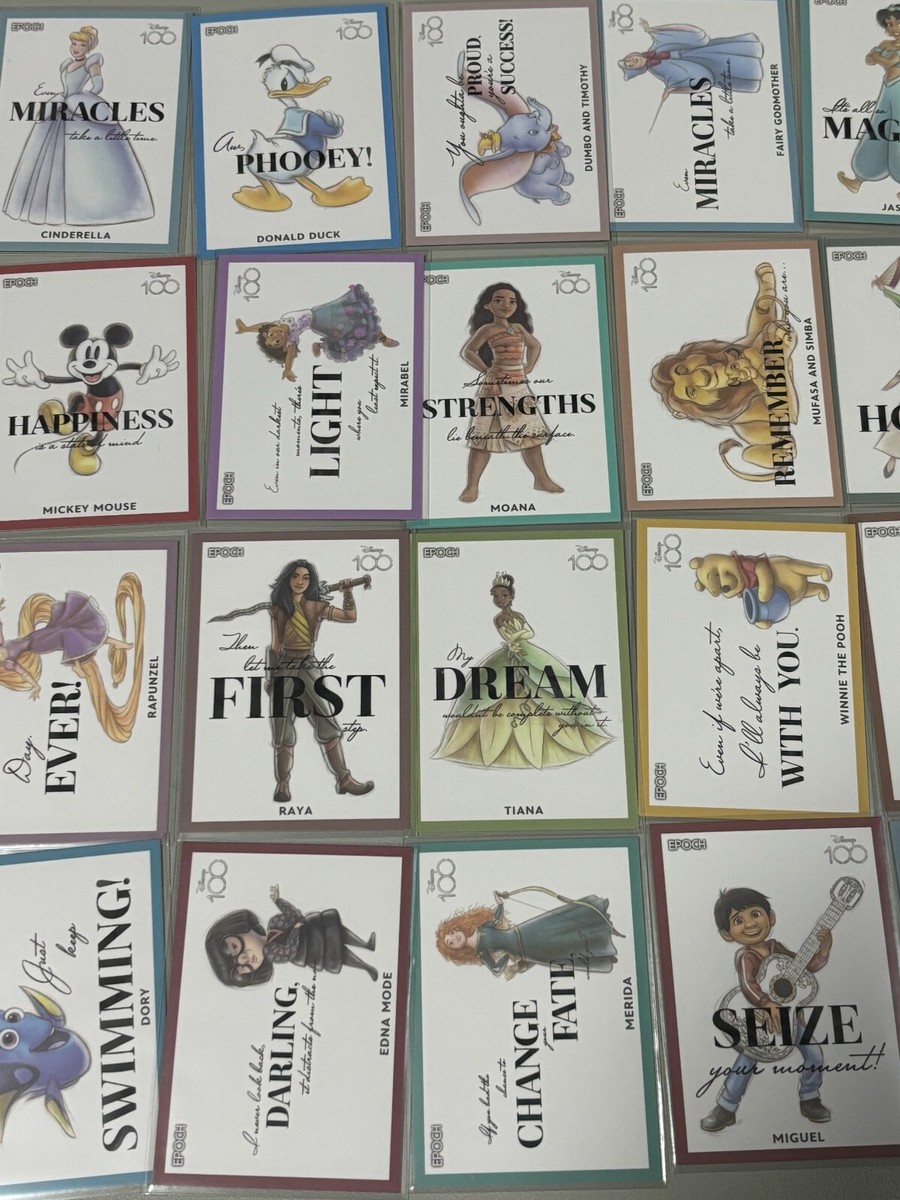 Disney EPOCH Premier Edition Collection Cards Regular Disney EPOCH Premier Edition Collection Cards Regular