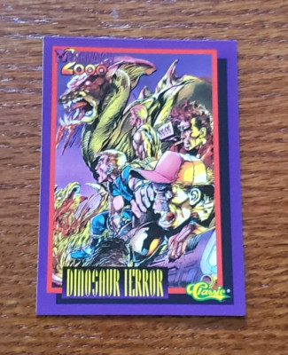 1993 Deathwatch 2000 Classic Card #46 Dinosaur Terror Vintage